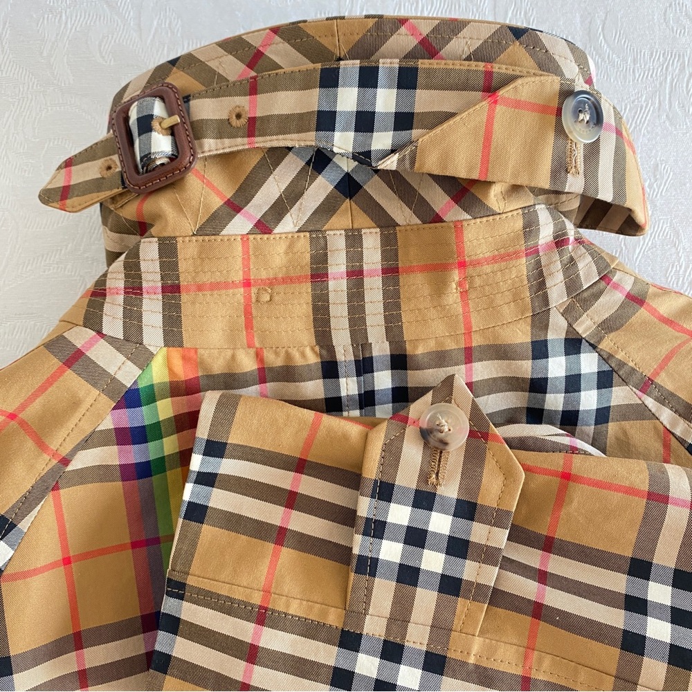 Burberry Check Trench Coat - Picture 12 of 16